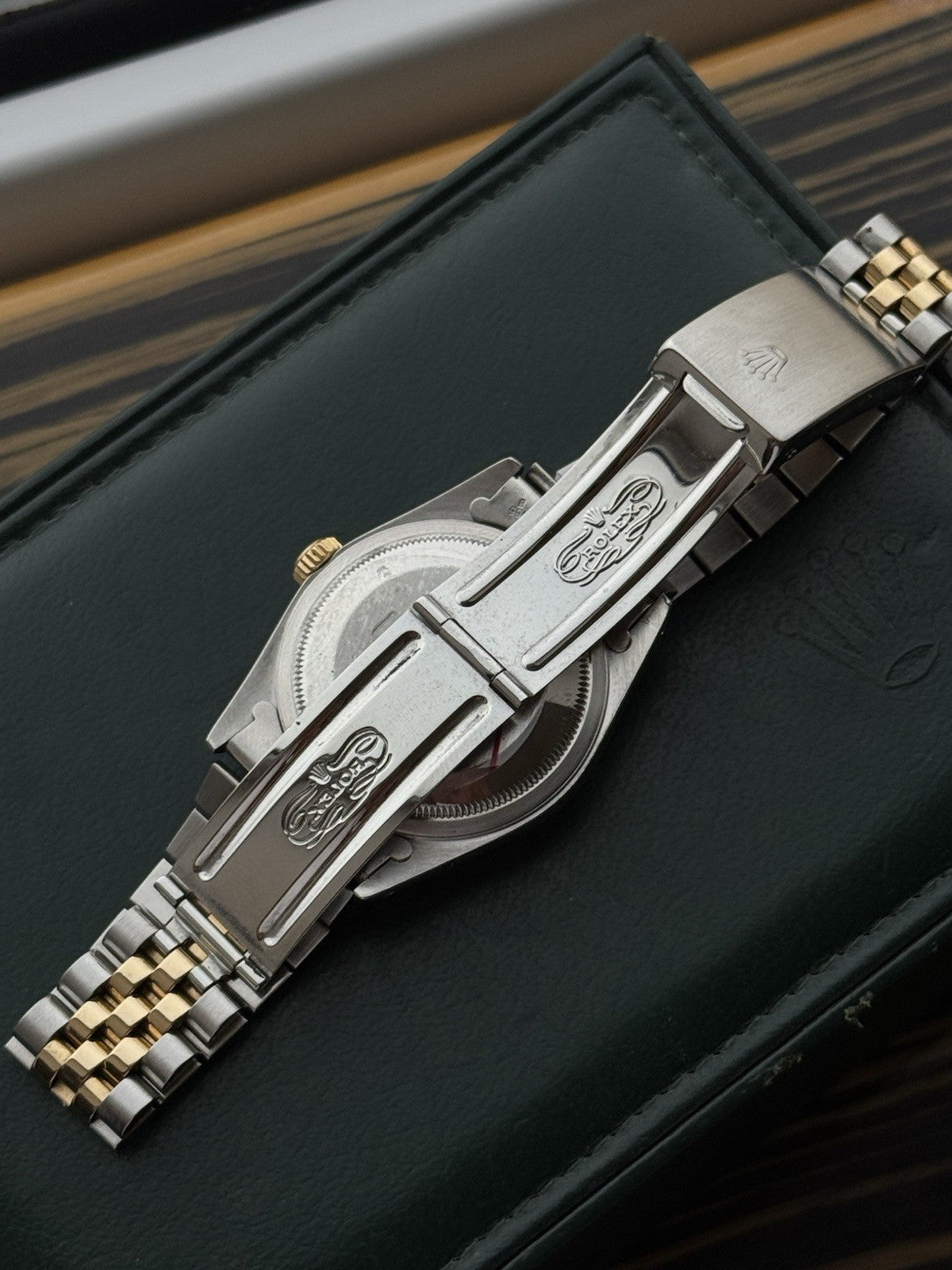 Rolex Datejust Two Tone Automatic Watch Ref 16233