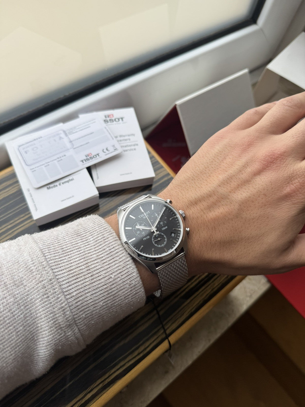 Tissot PR100 Chronograph Brand New / Full Set black