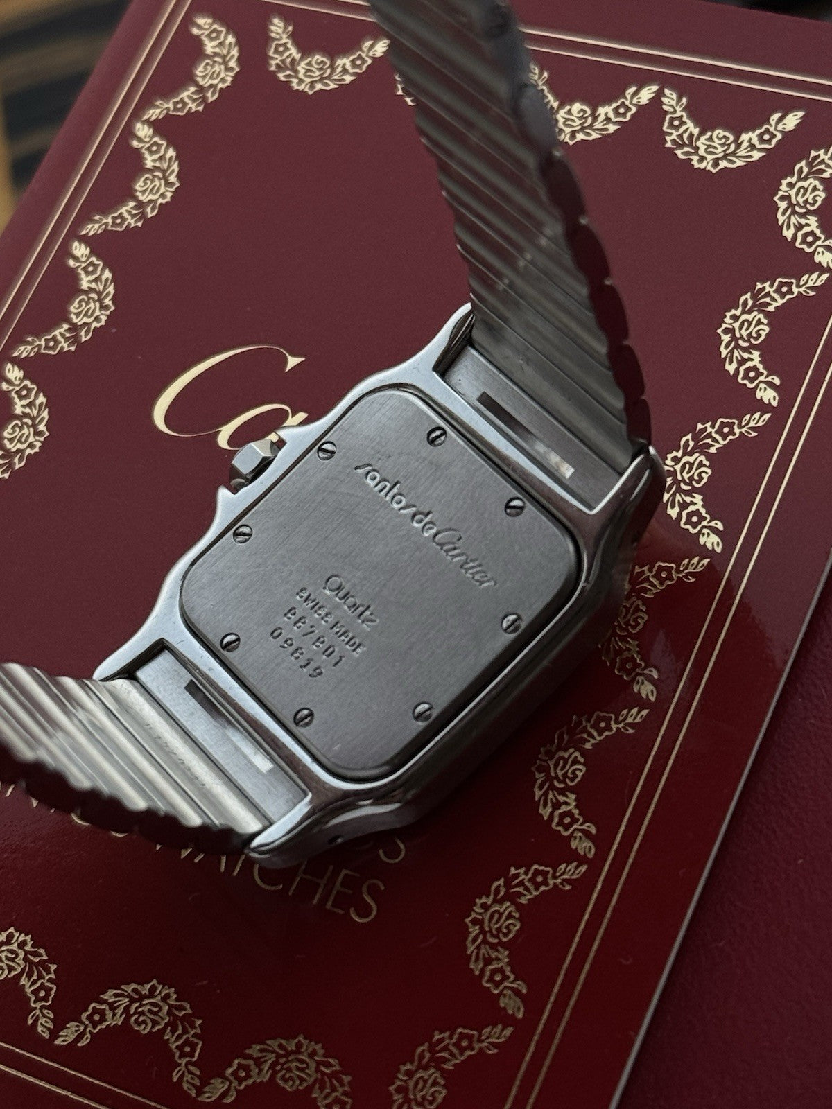 Cartier Santos Galbée Midsize Quartz Steel Ref. 987901 - Full Set