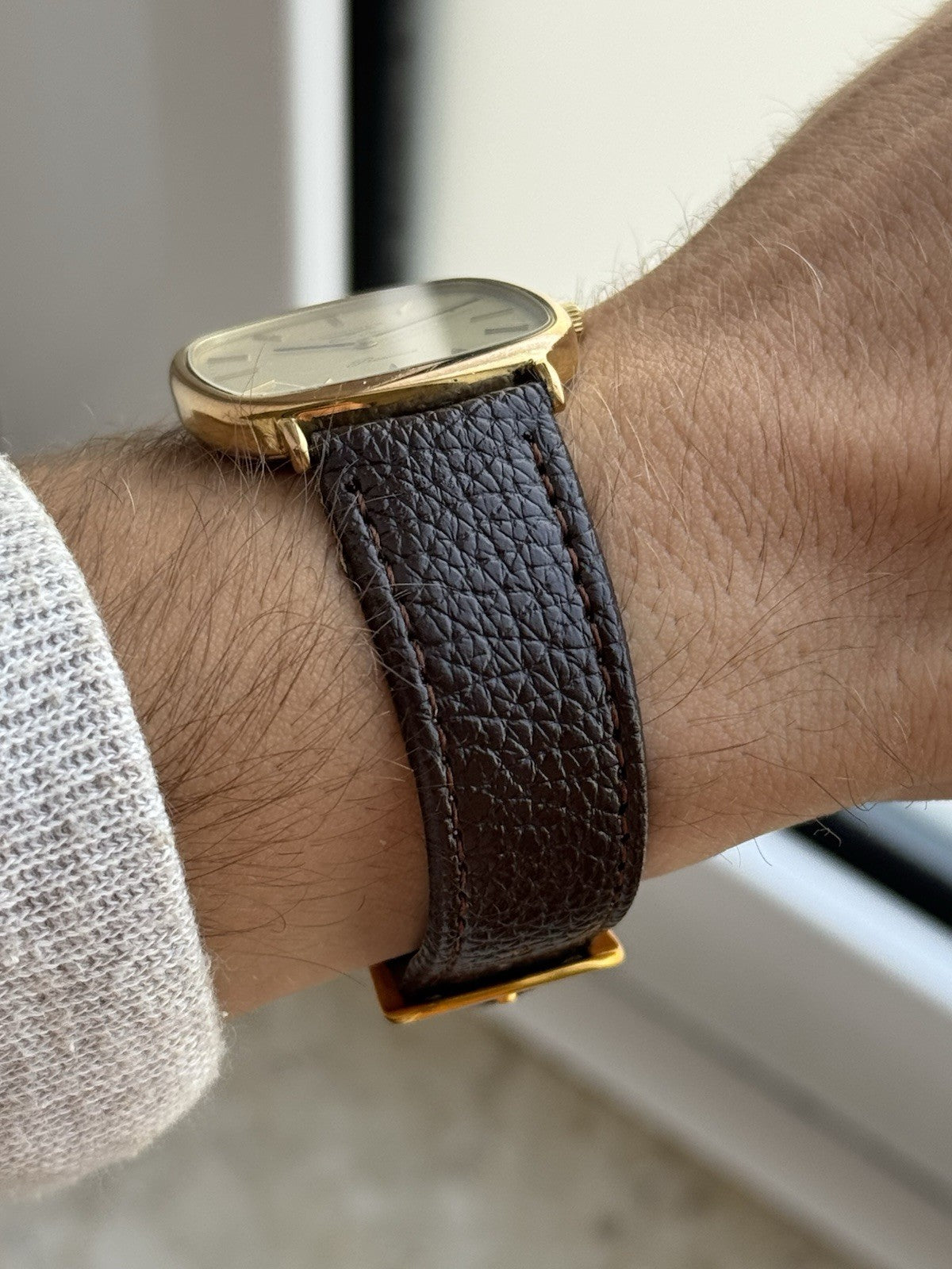 Longines TV Quartz Classic men's Watch Gold Plated