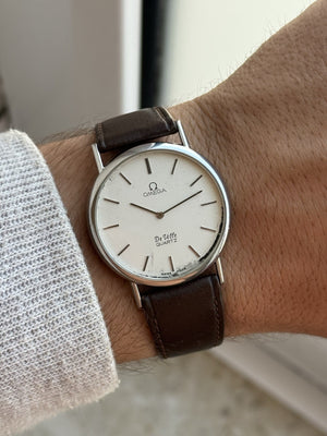 Omega De Ville Quartz Vintage Watch Full Set Ref 191.0092