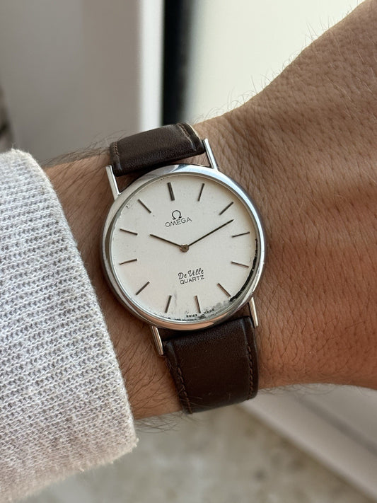 Omega De Ville Quartz Vintage Watch Full Set Ref 191.0092