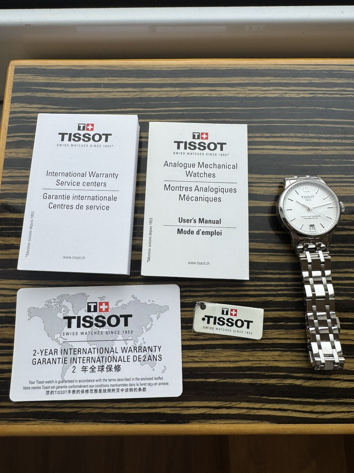 Tissot Chemin des Tourelles Powermatic 80 lasies watch 