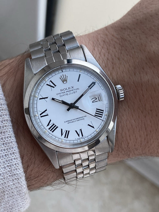 Rolex Datejust 36mm Automatic Vintage Watch Ref 1600