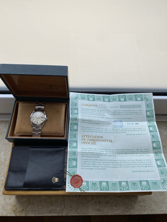 Rolex Date Automatic Vintage Watch Ref 1500 Full Set