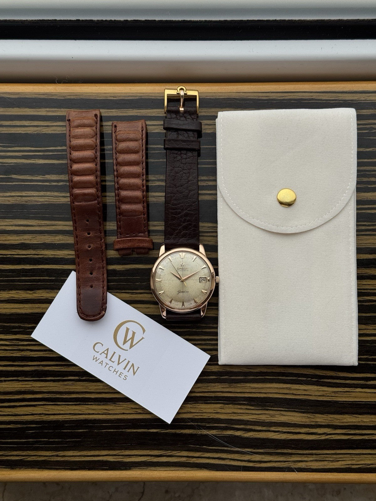Omega Genève Automatic Vintage 18K Gold – Ref. 14703