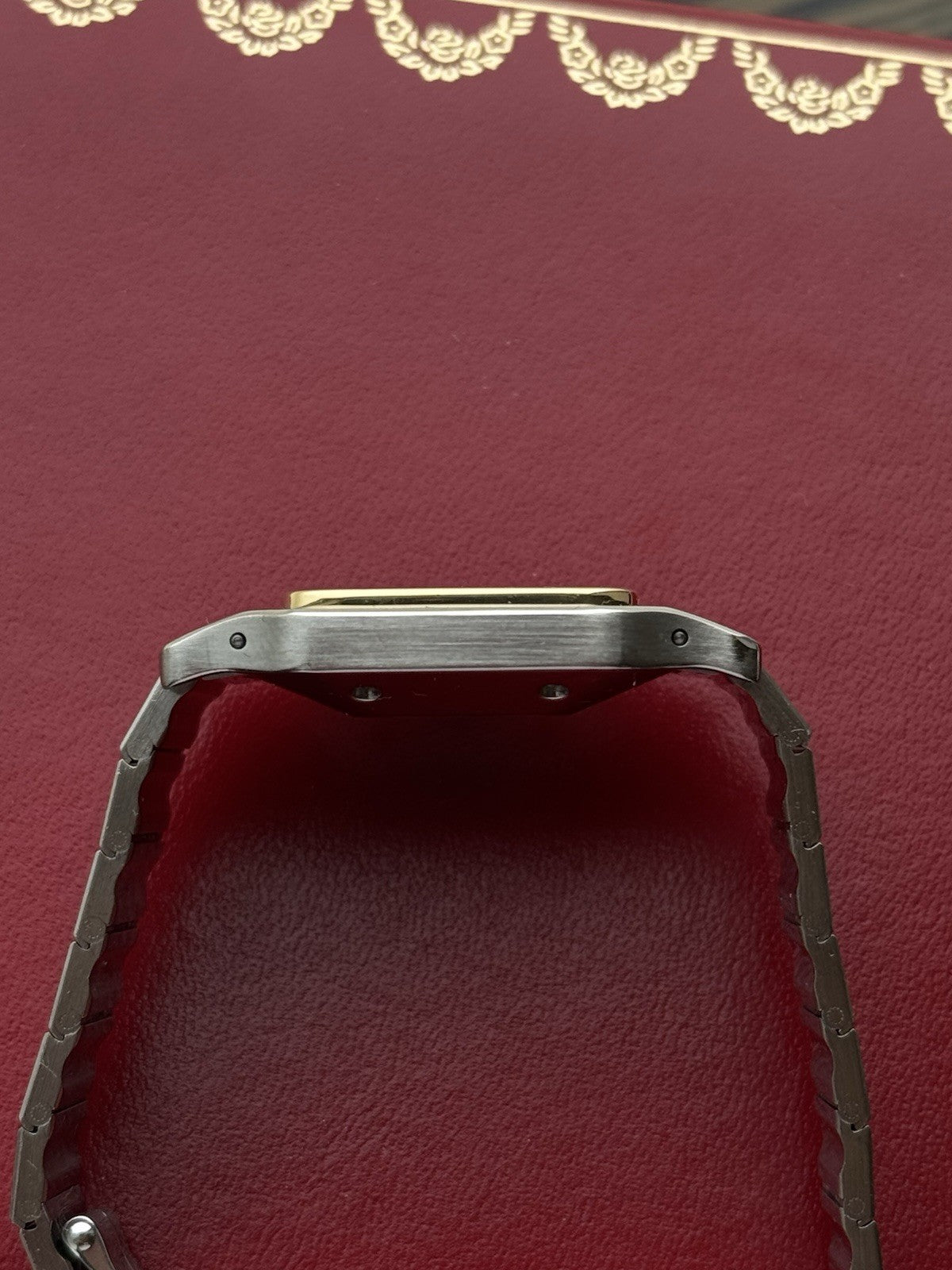 Cartier Santos Galbée Midsize Quartz Steel Ref. 987901 - Full Set