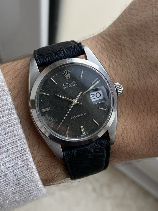 Rolex OysterDate Precision Vintage Watch Ref 6694