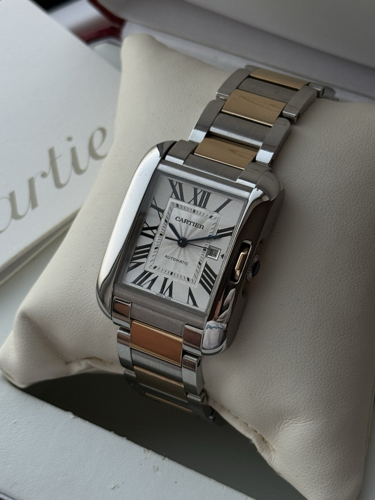 Cartier Tank Anglaise Full Set Automatic – Ref. 3511