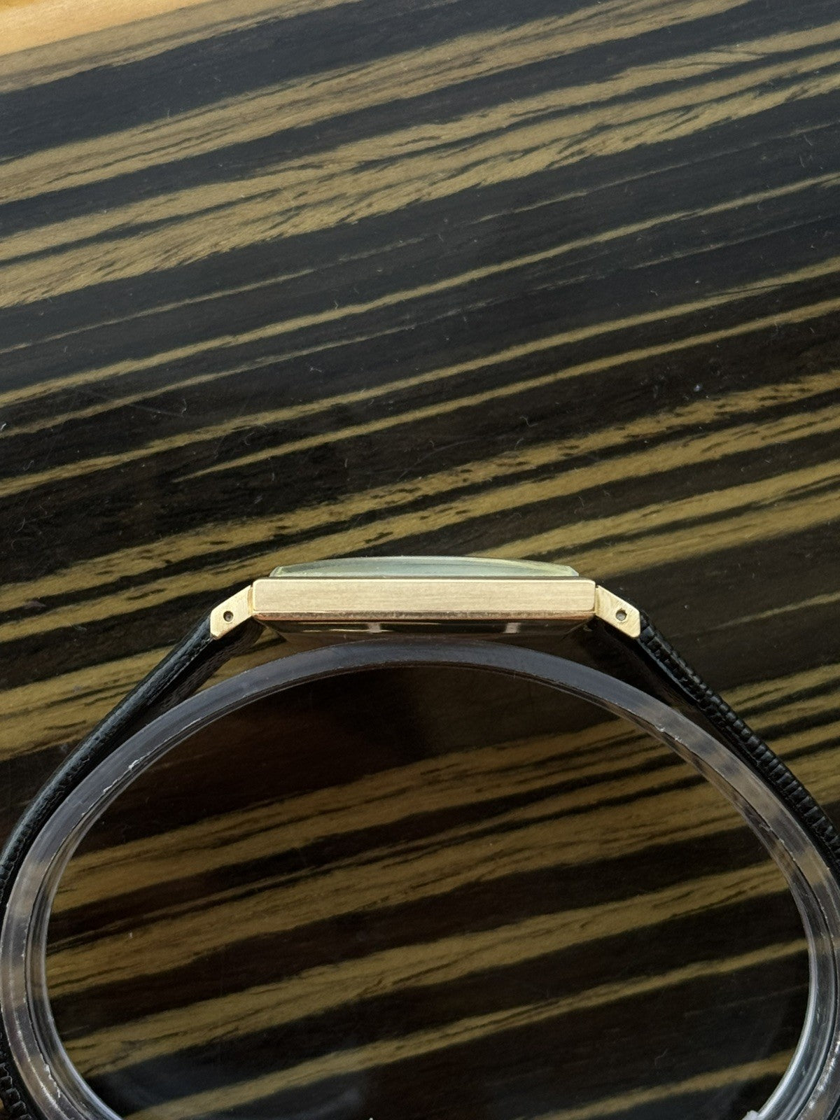 Rolex Cellini Vintage 18kt golf tank watch 