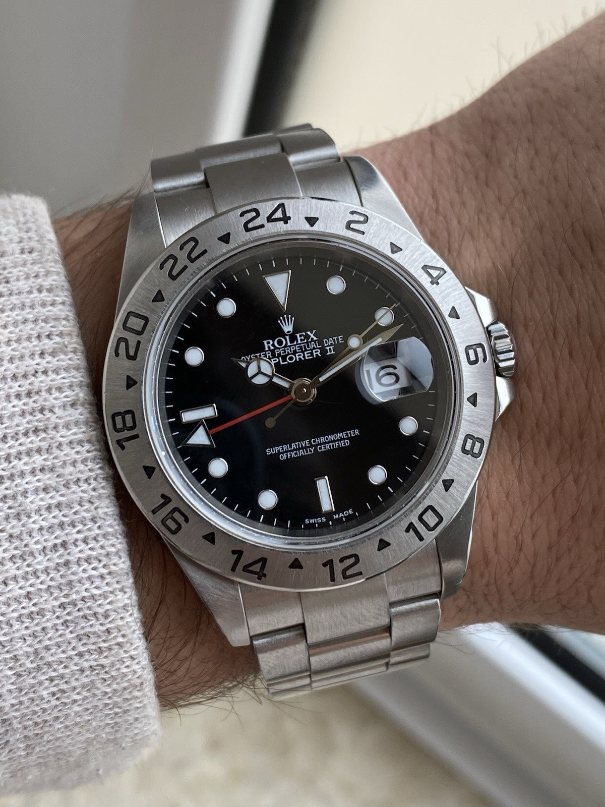 Rolex Explorer II Automatic Full Set 40mm Ref: 16570