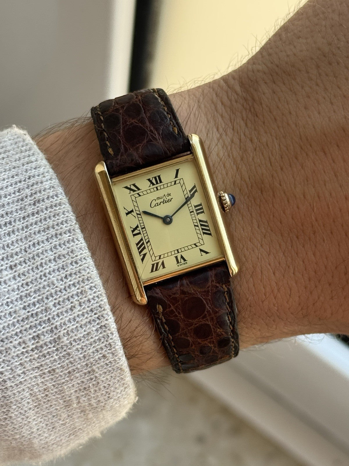 Must de Cartier Tank Quartz Ref 590005