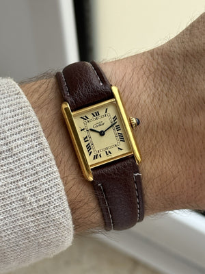 Must de Cartier Tank 1613 Ladies Quartz Watch