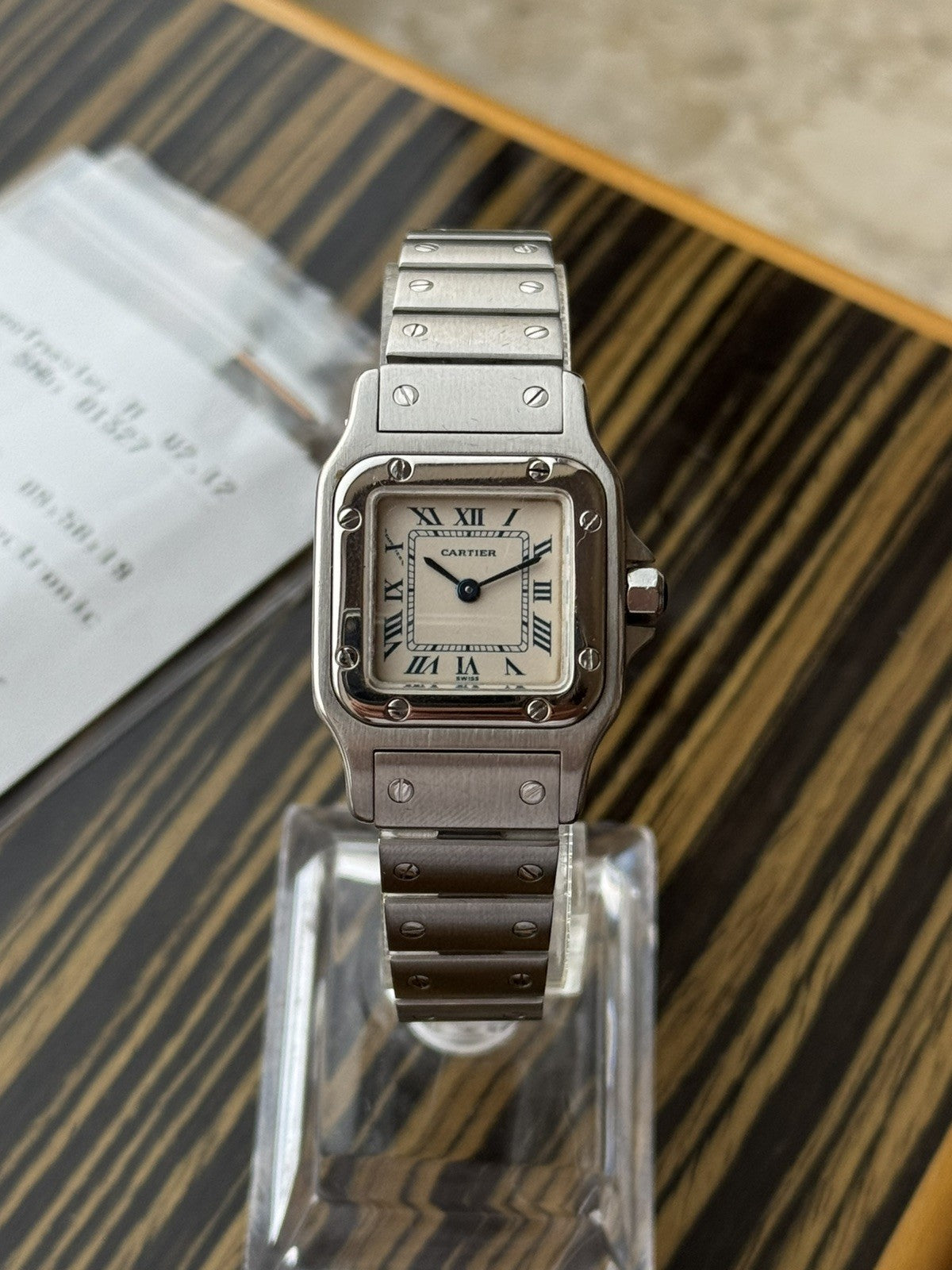 Vintage Cartier Santos Galbée Quartz ladies watch 