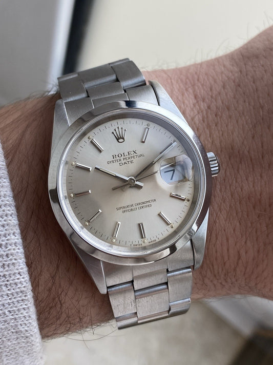 Rolex Date Automatic Vintage Watch Ref 15200 With Papers