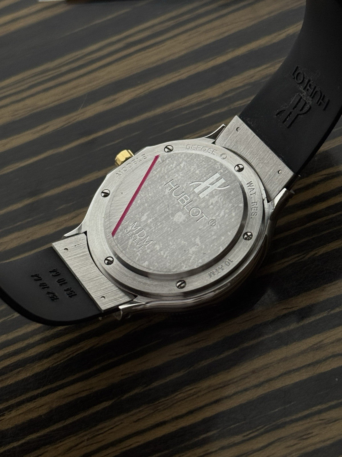 Super Rare Hublot Classic GMT 36mm Quartz Watch MDM