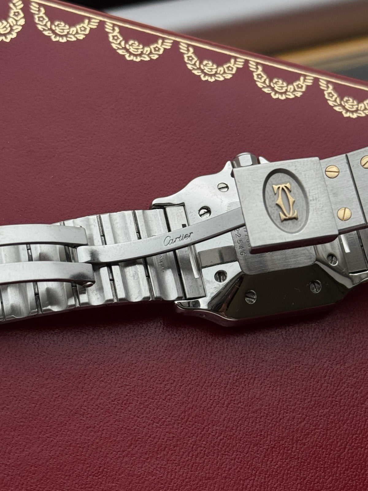 Cartier Santos Galbée Midsize Quartz Steel Ref. 987901 - Full Set