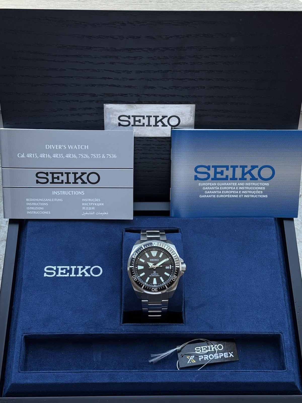 Seiko Prospex Diver Samurai 44mm Full set – Ref. SRPB51K1