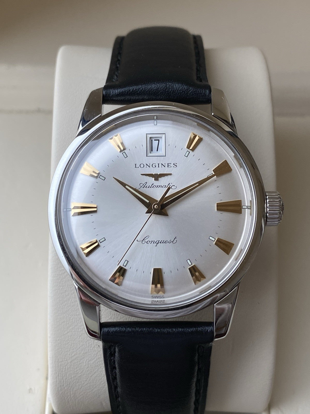 Longines Conquest Heritage Automatic 35mm Watch - Full Set - Crisp Condition