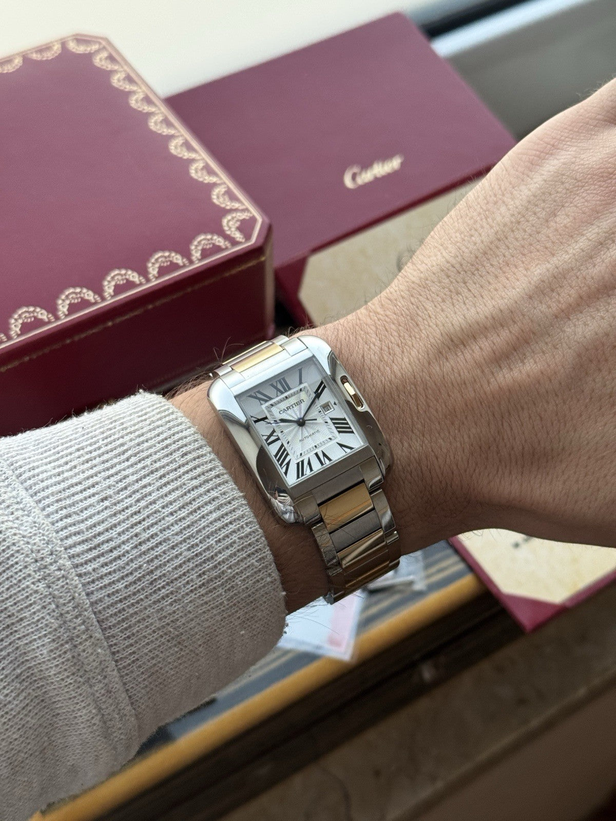Cartier Tank Anglaise Full Set Automatic – Ref. 3511