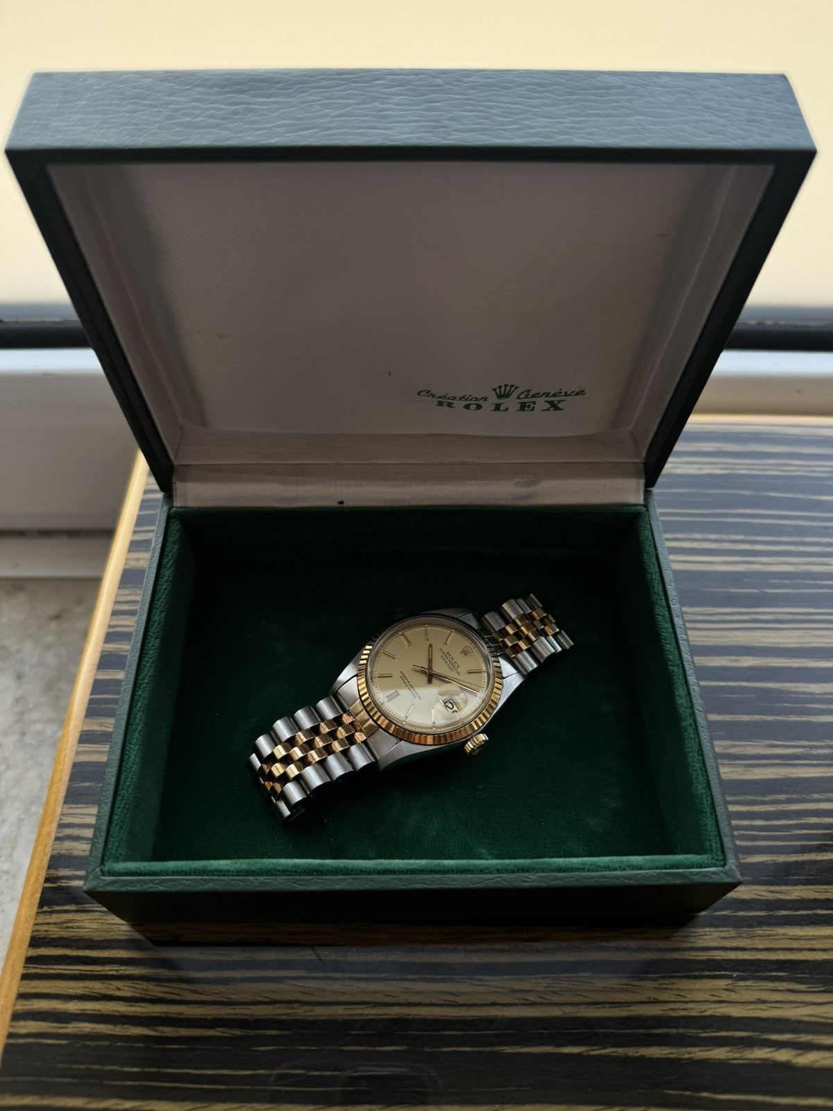 Rolex Datejust 36mm Two-Tone Automatic Vintage Watch ref 1601