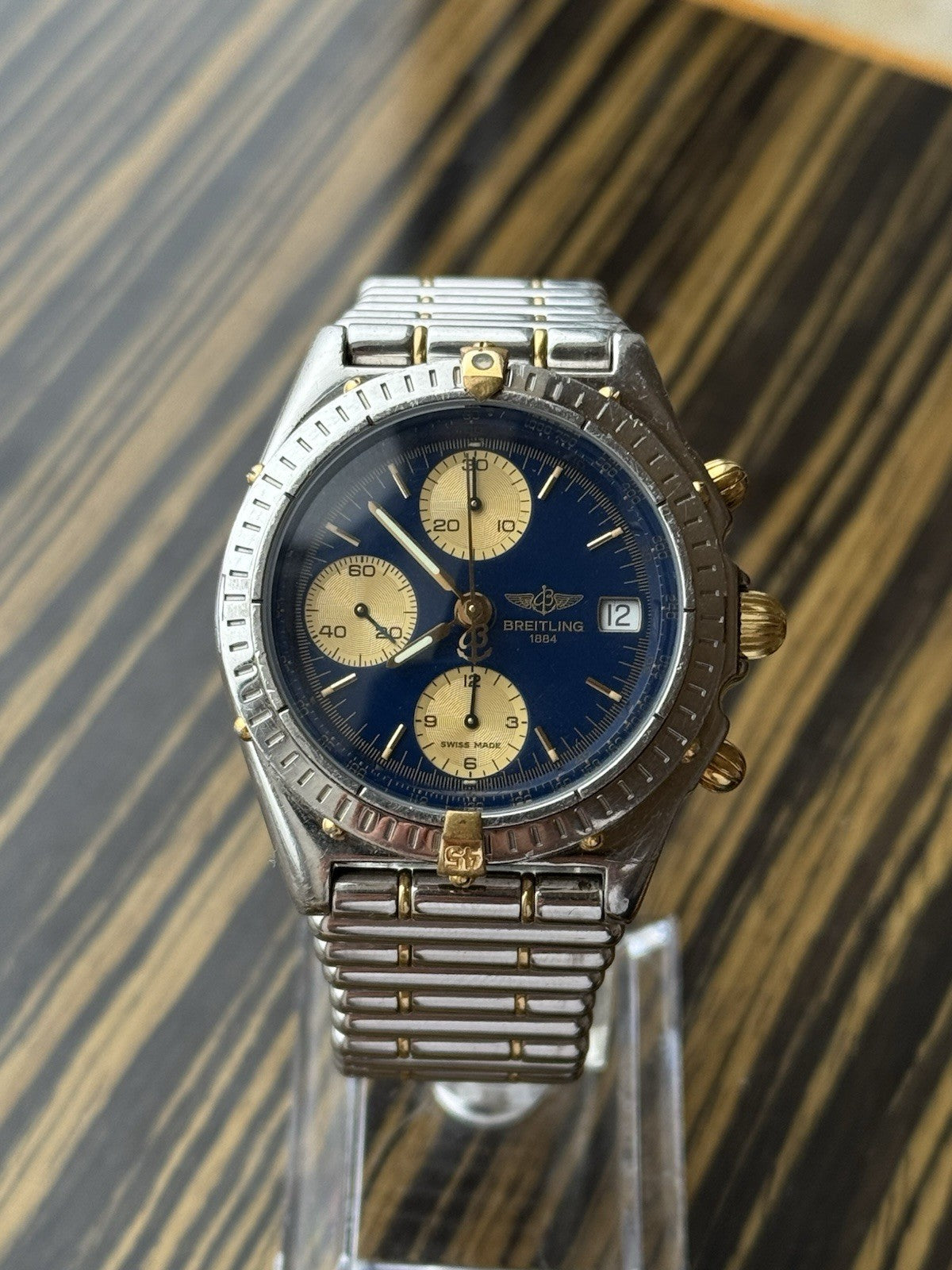 Breitling Chronomat Automatic Chronograph 39mm Blue Dial