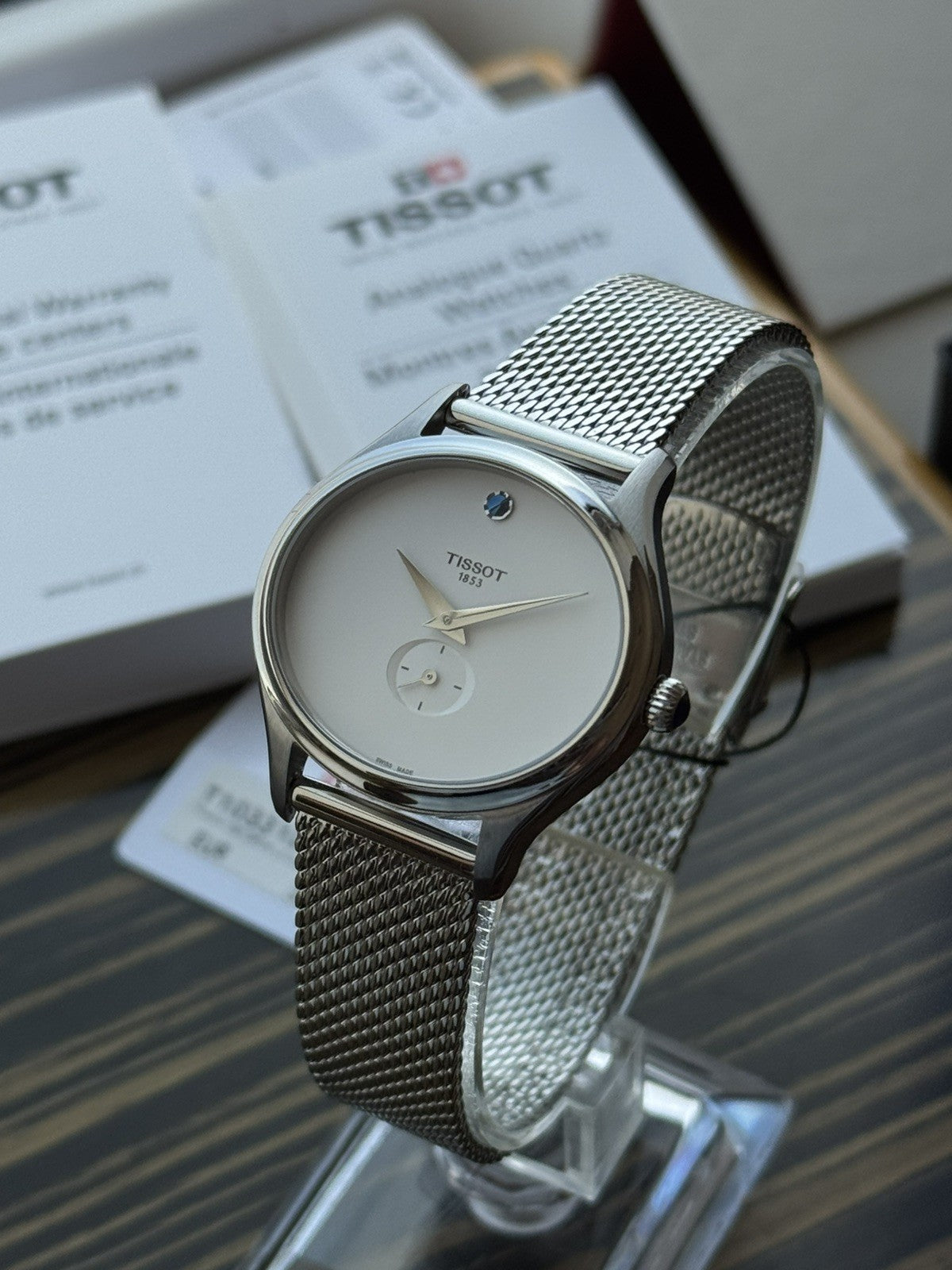 Tissot Bella Ora Small Second Lady quartz Brand New / Full Set / white