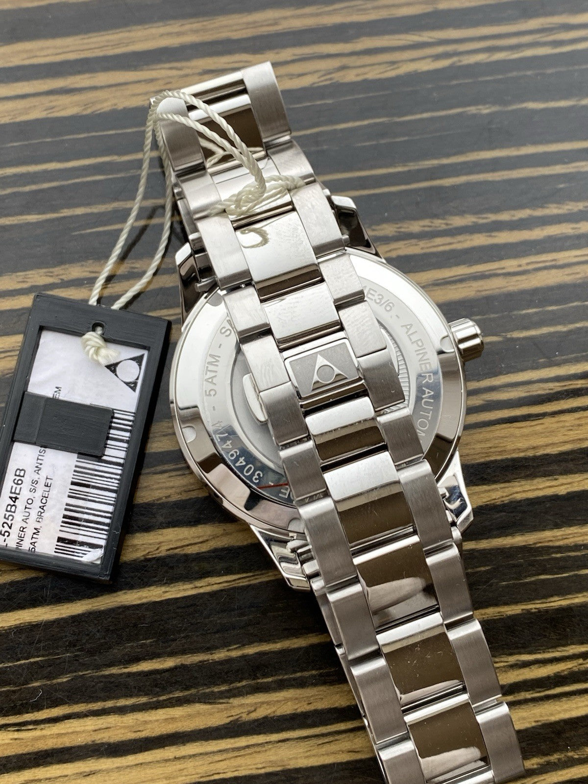 NOS Alpina Alpiner Black Automatic Watch