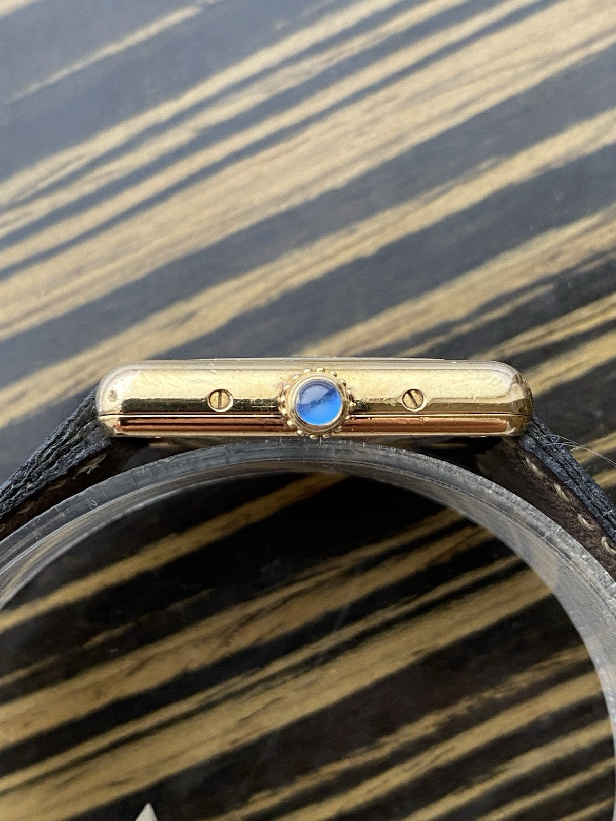 Must de Cartier Tank Vermeil Quartz Ladies Watch
