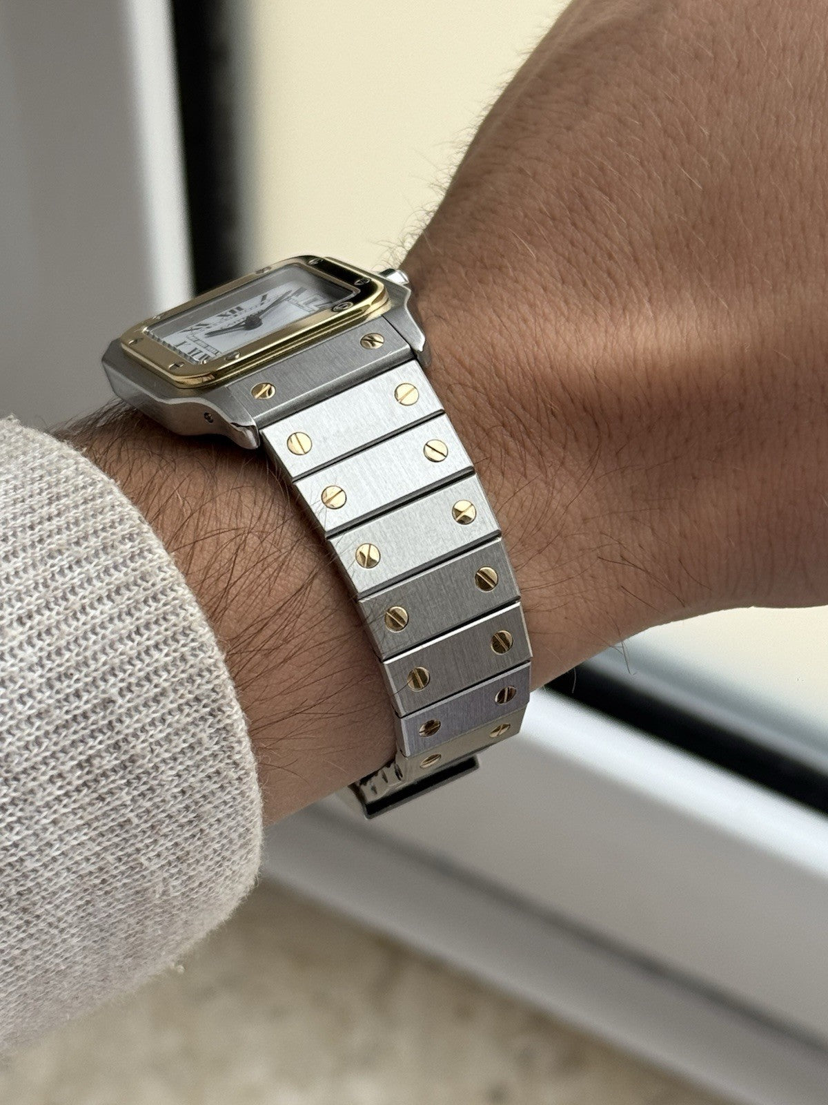 Cartier Santos Galbée Midsize Quartz Steel Ref. 987901 - Full Set