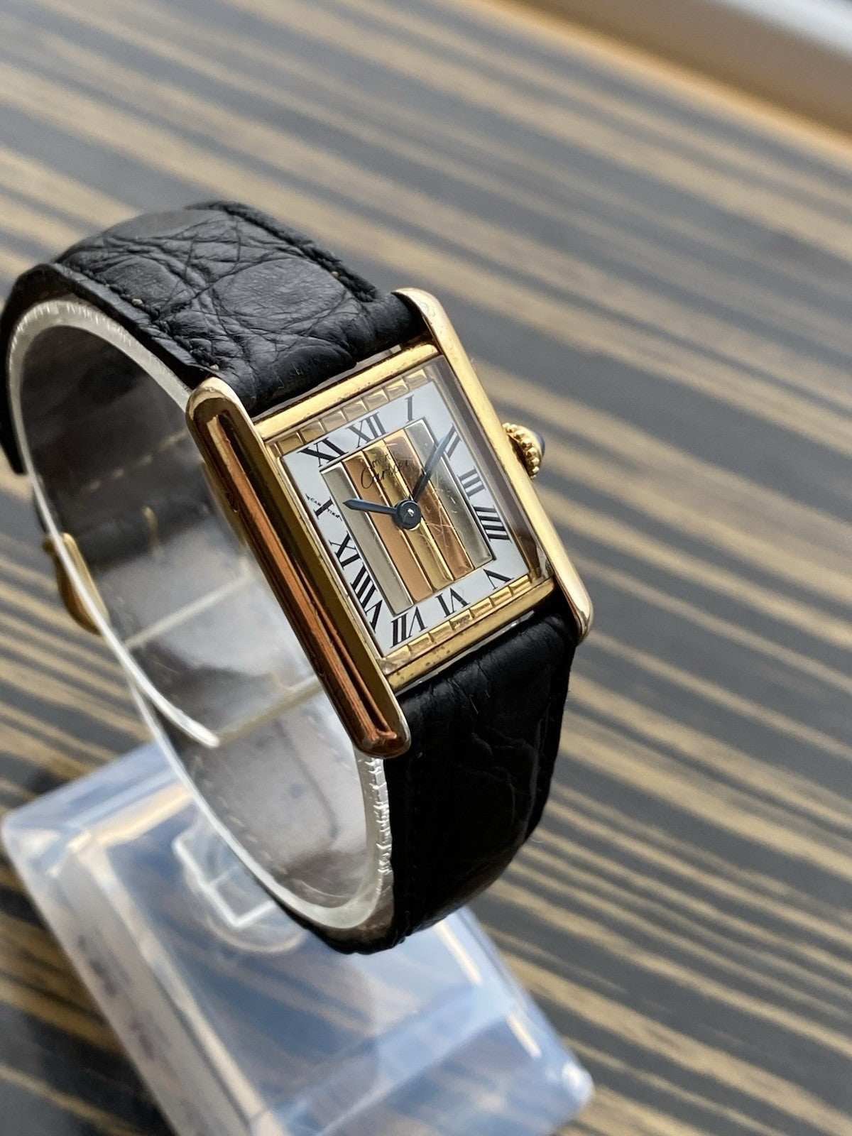 Must de Cartier Tank Vermeil Quartz Ladies Watch