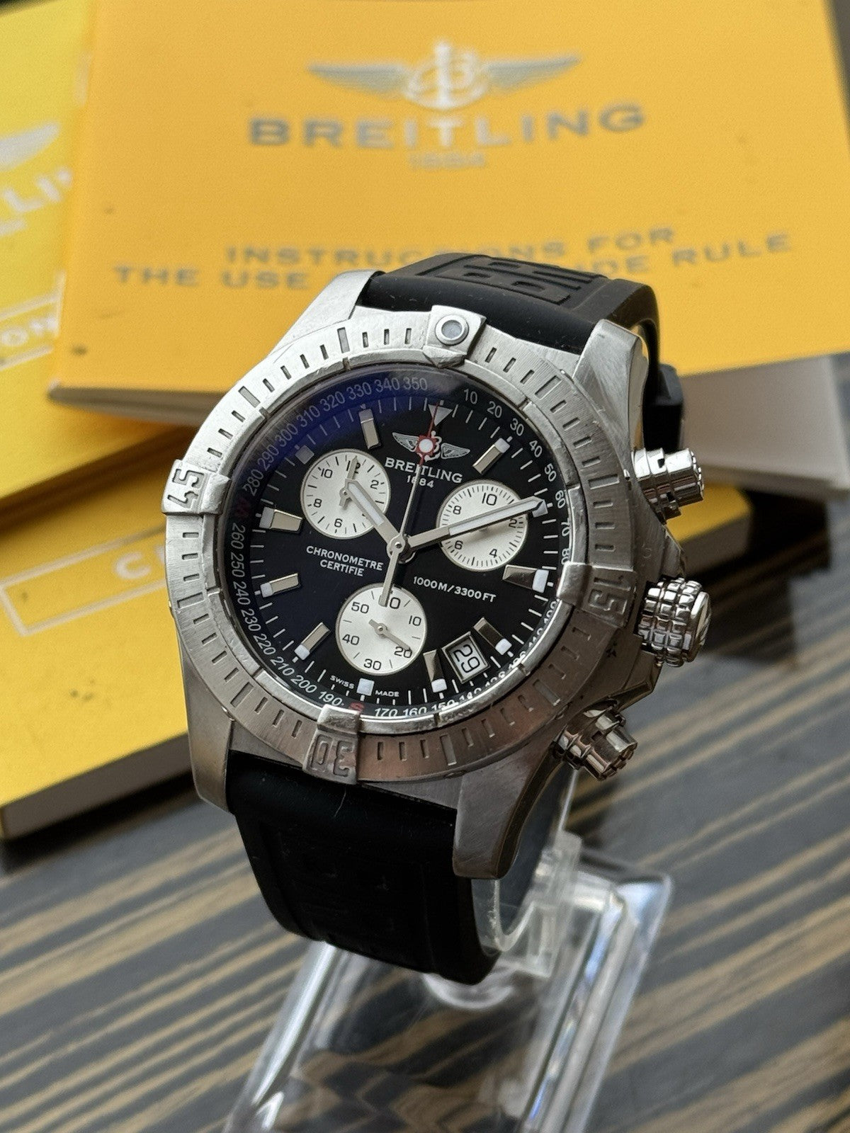 Breitling Avenger Wolf Quartz Chronograph Full Set