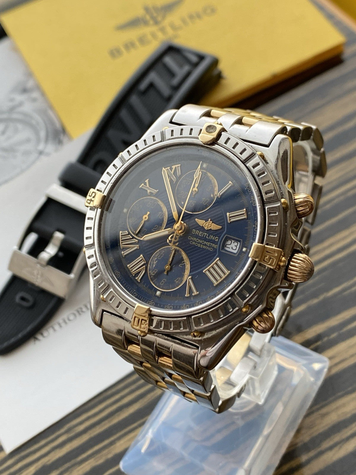 Breitling Crosswind 43mm  Automatic Chronograph Watch B13355