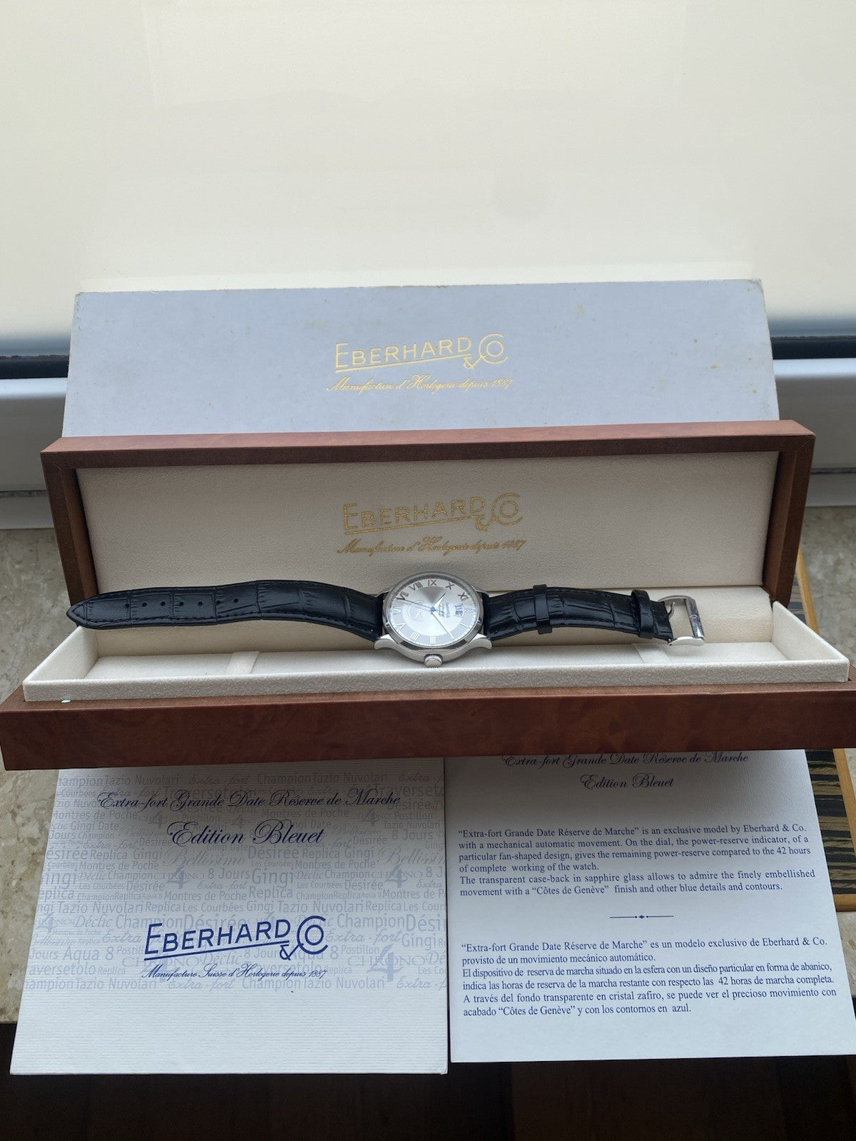 Eberhard & Co. Extra Fort Automatic Power Reserve Watch