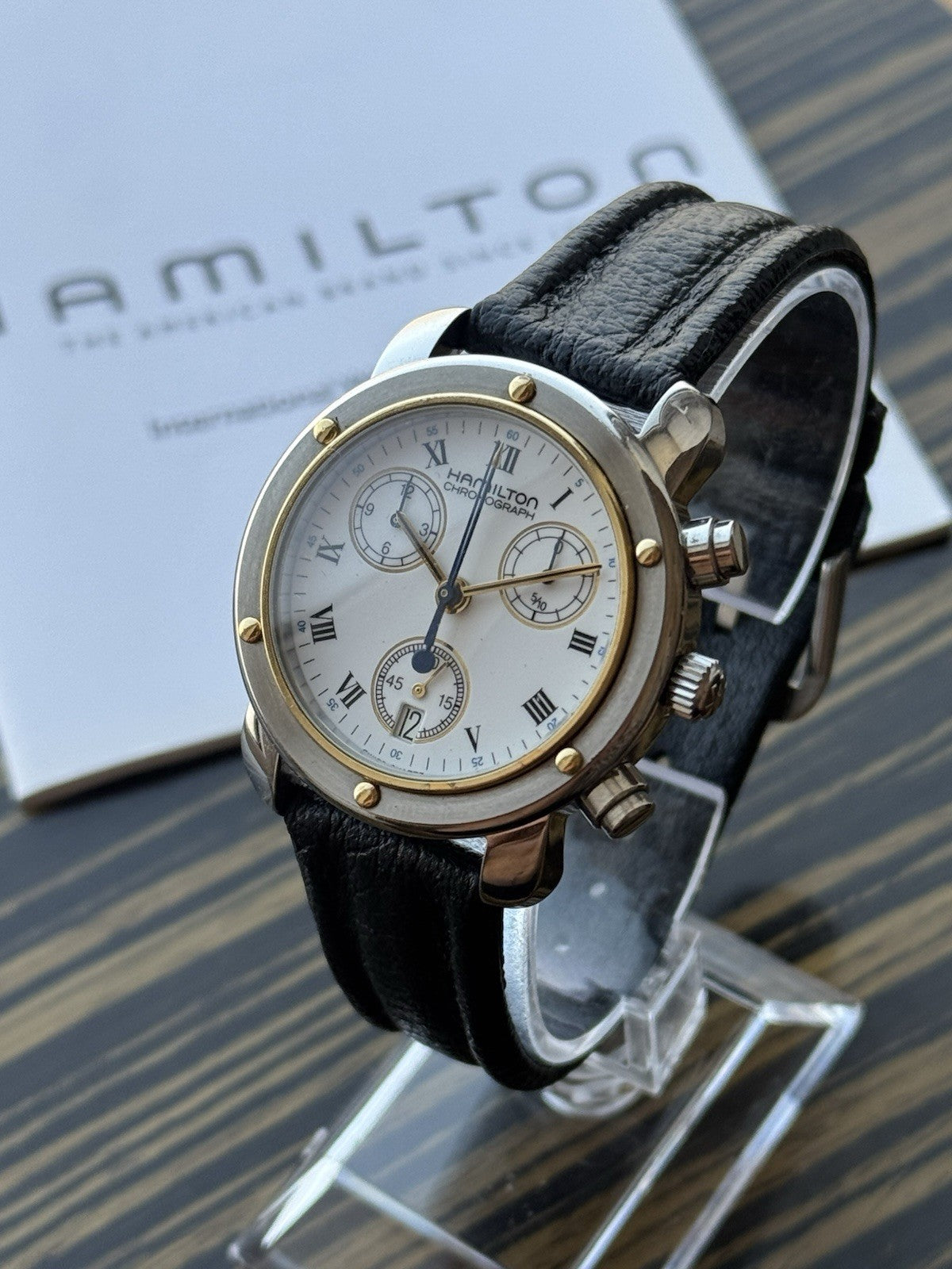 Hamilton Quartz Chronograph 36mm Super Rare