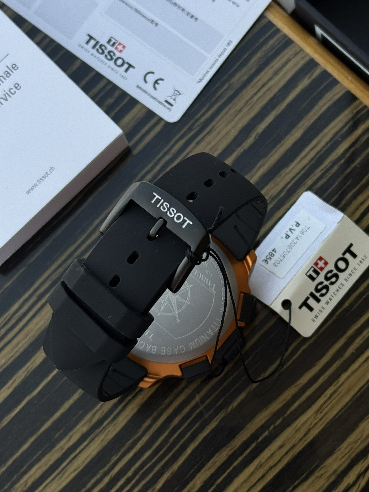 Tissot T-Race Touch Orange Brand New / Full Set 