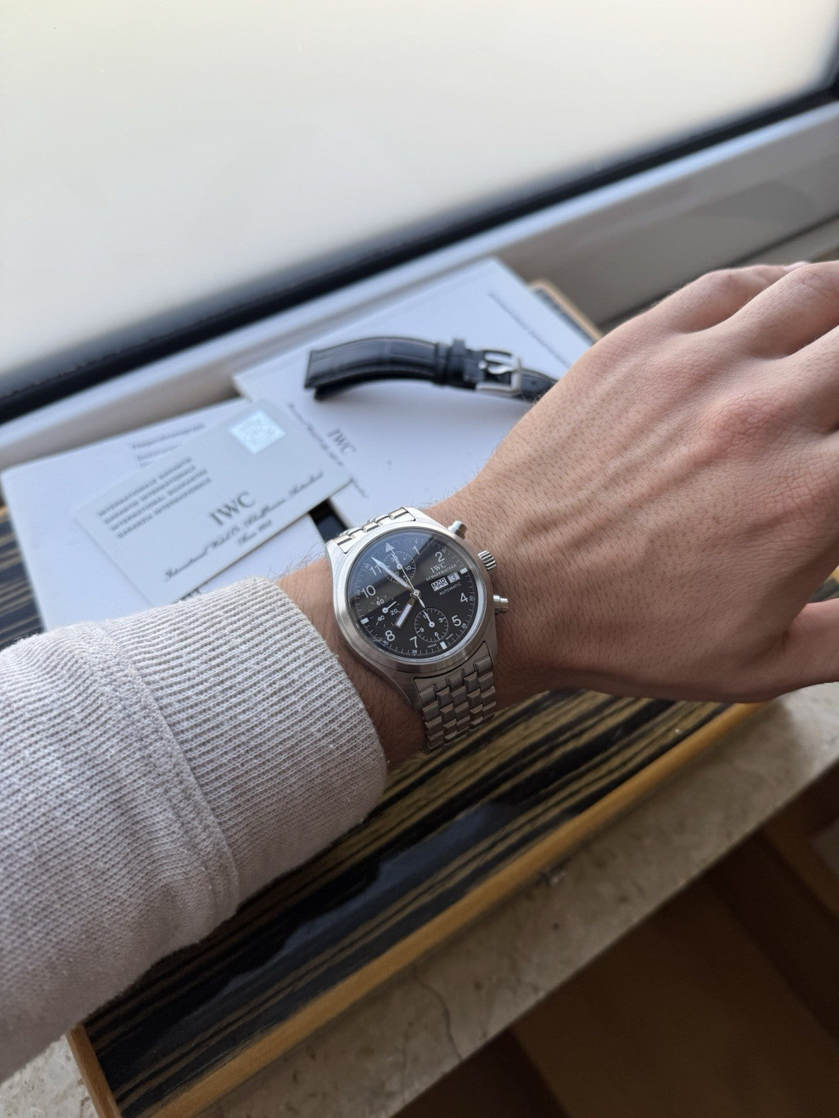 IWC Pilot’s Watch Fliegerchronograph Automatic  39mm Full Set