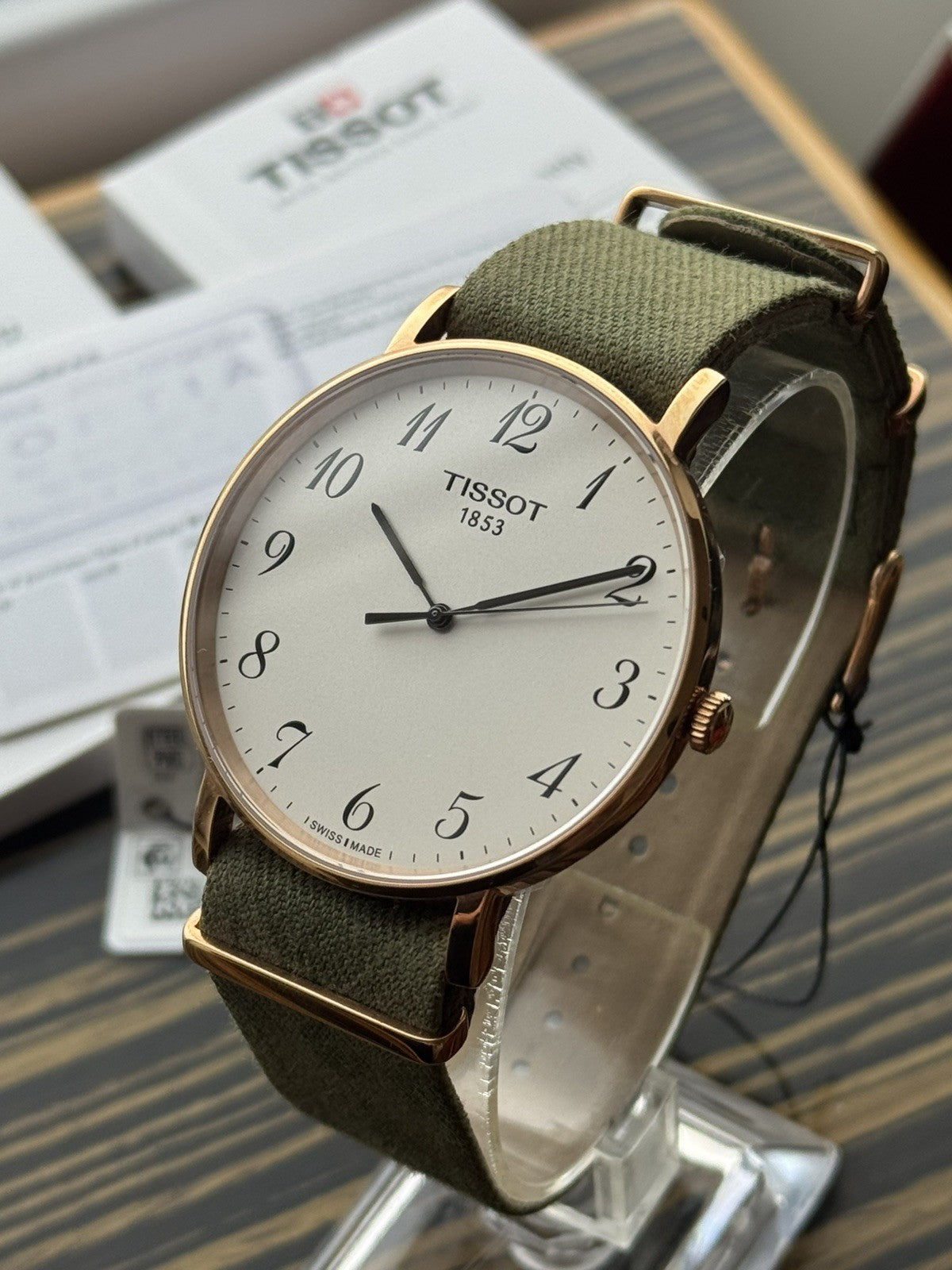 Tissot Everytime Swissmatic Brand New / Full Set gold and white