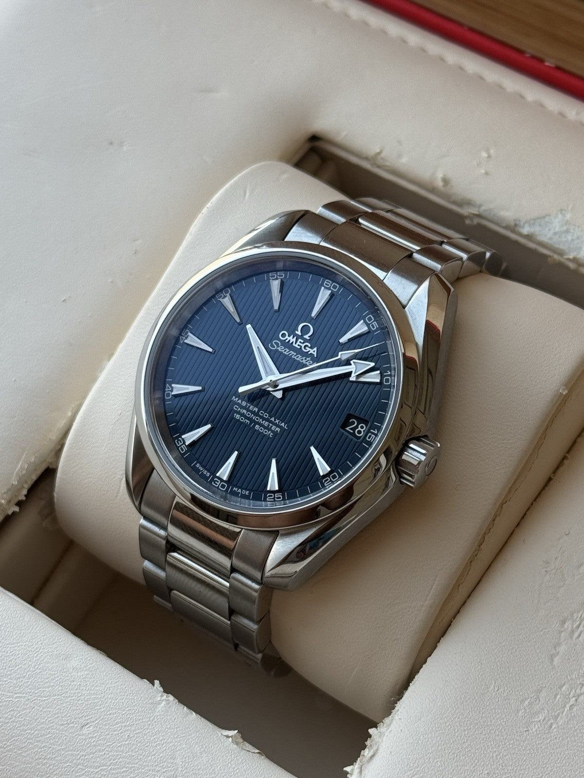 Omega Seamaster Aqua Terra 38,5mm Co-Axial – Full Set