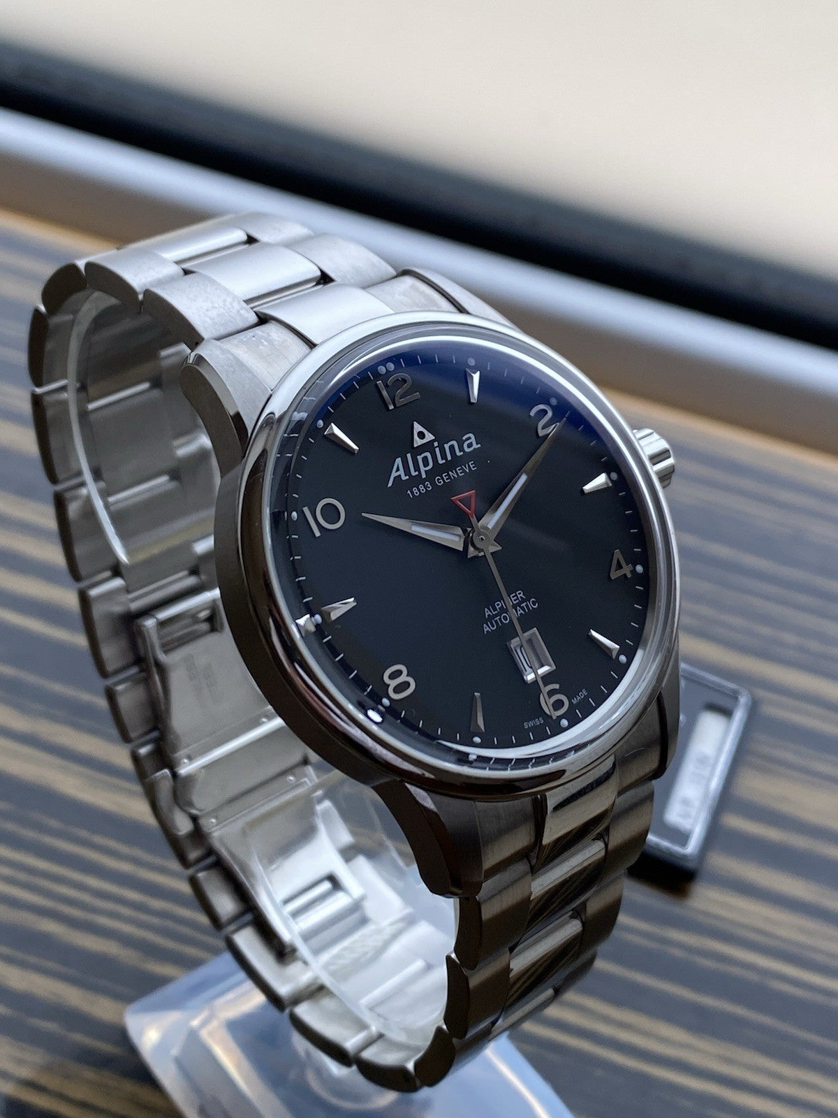 NOS Alpina Alpiner Black Automatic Watch