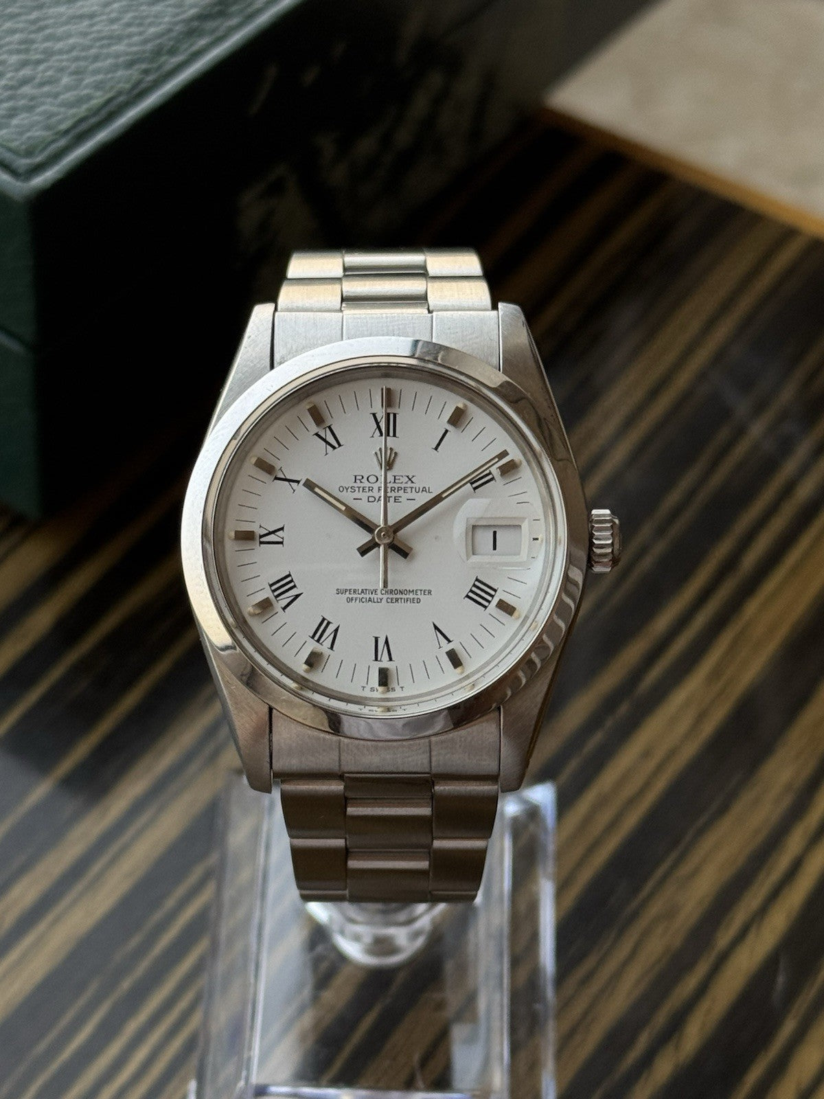 Rolex Date 34mm Automatic Vintage Watch Ref 15000