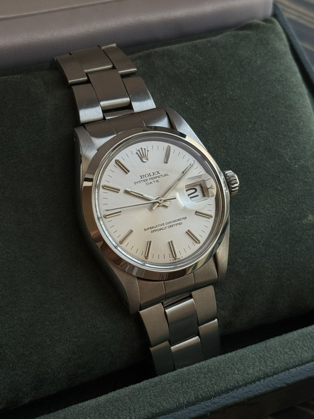 Rolex Date Automatic Vintage Watch Ref 1500 