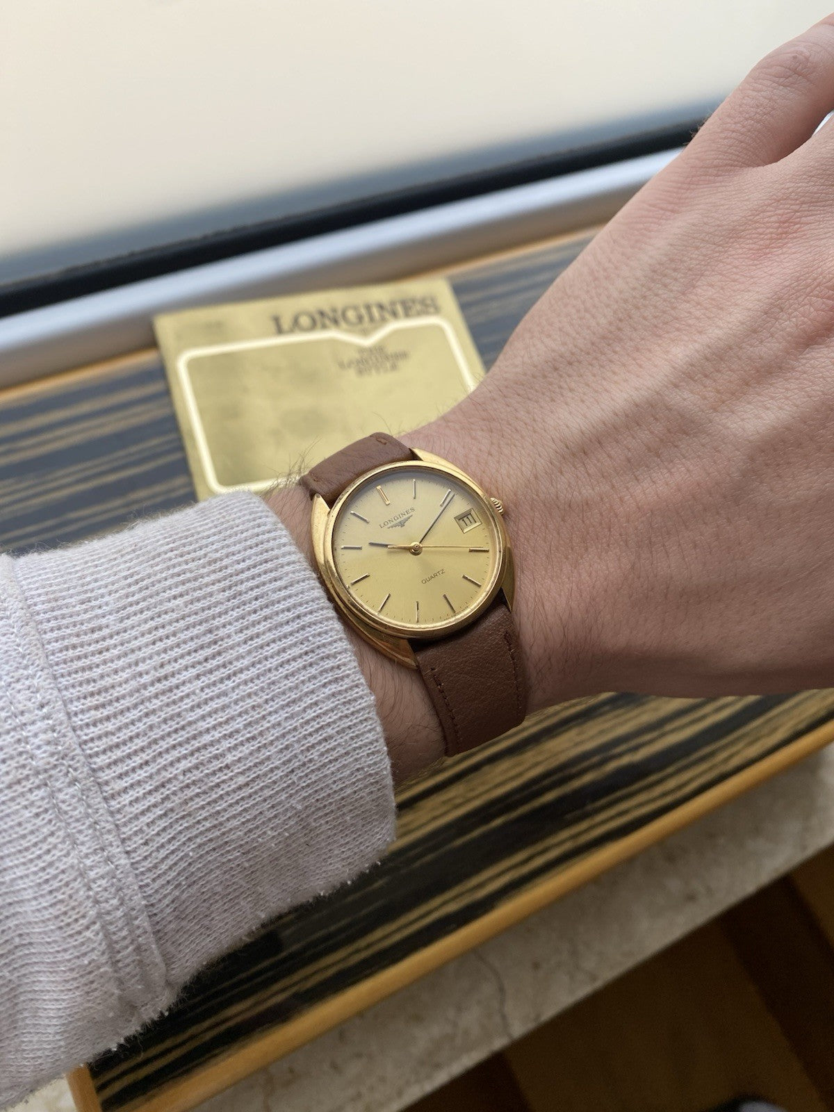 Longines Présence 33mm Quartz Watch With Papers