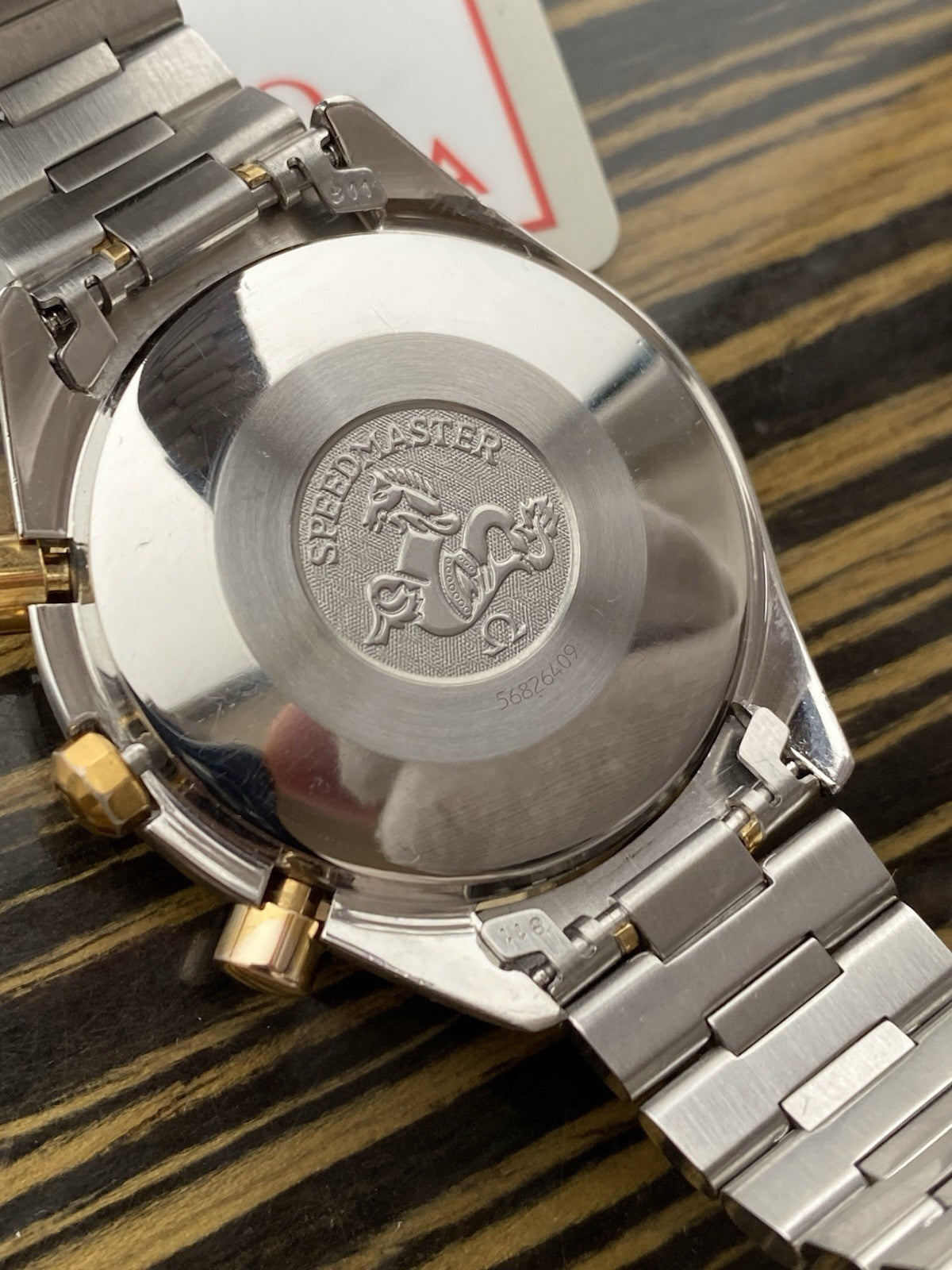 Omega Speedmaster Reduced Automatic Chronograph Two Tone With Card