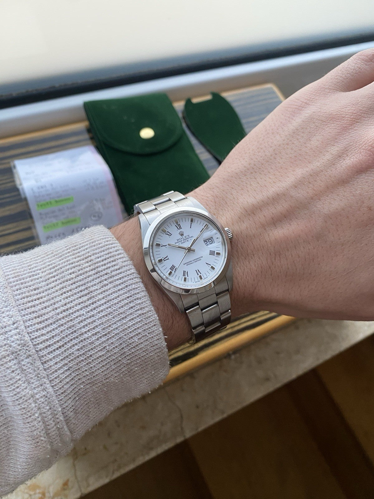 Rolex Date 34mm Automatic Vintage Watch Ref 1500