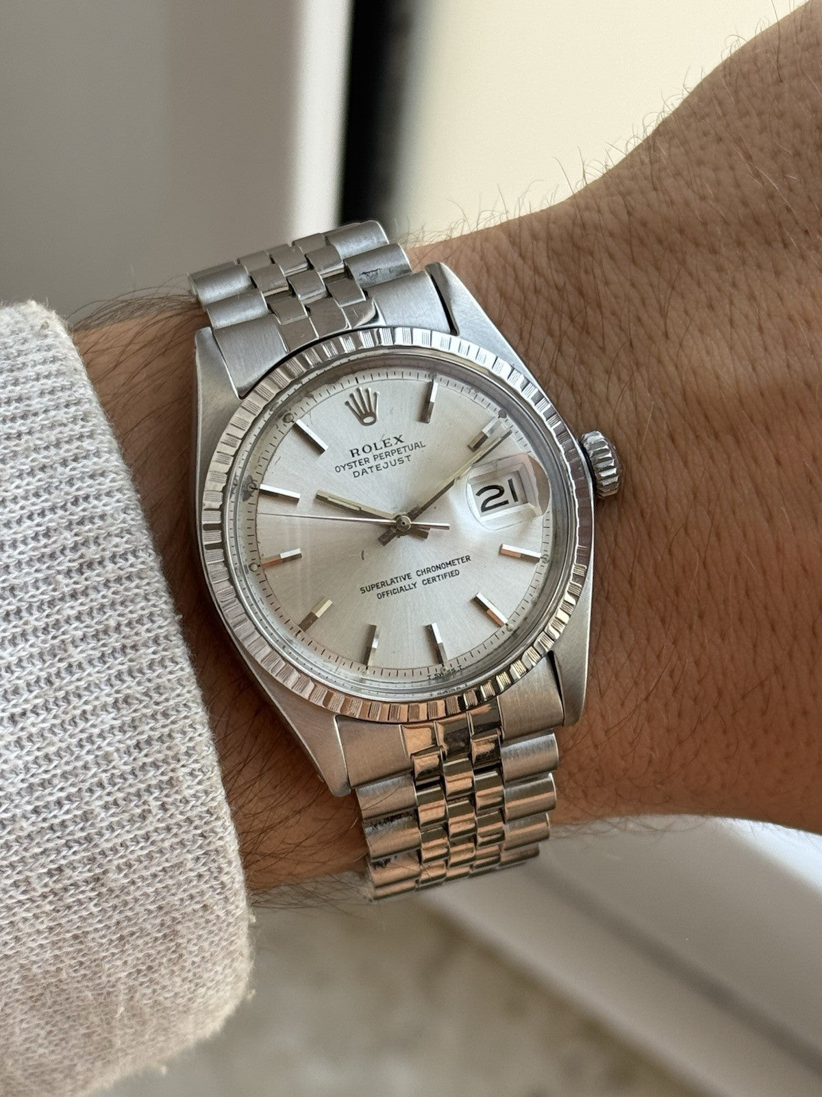 Rolex Datejust Automatic Vintage Watch Ref 1603