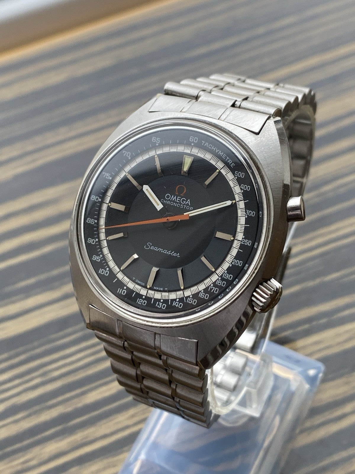 Vintage Omega Seamaster Chronostop 41mm Mechanical Watch