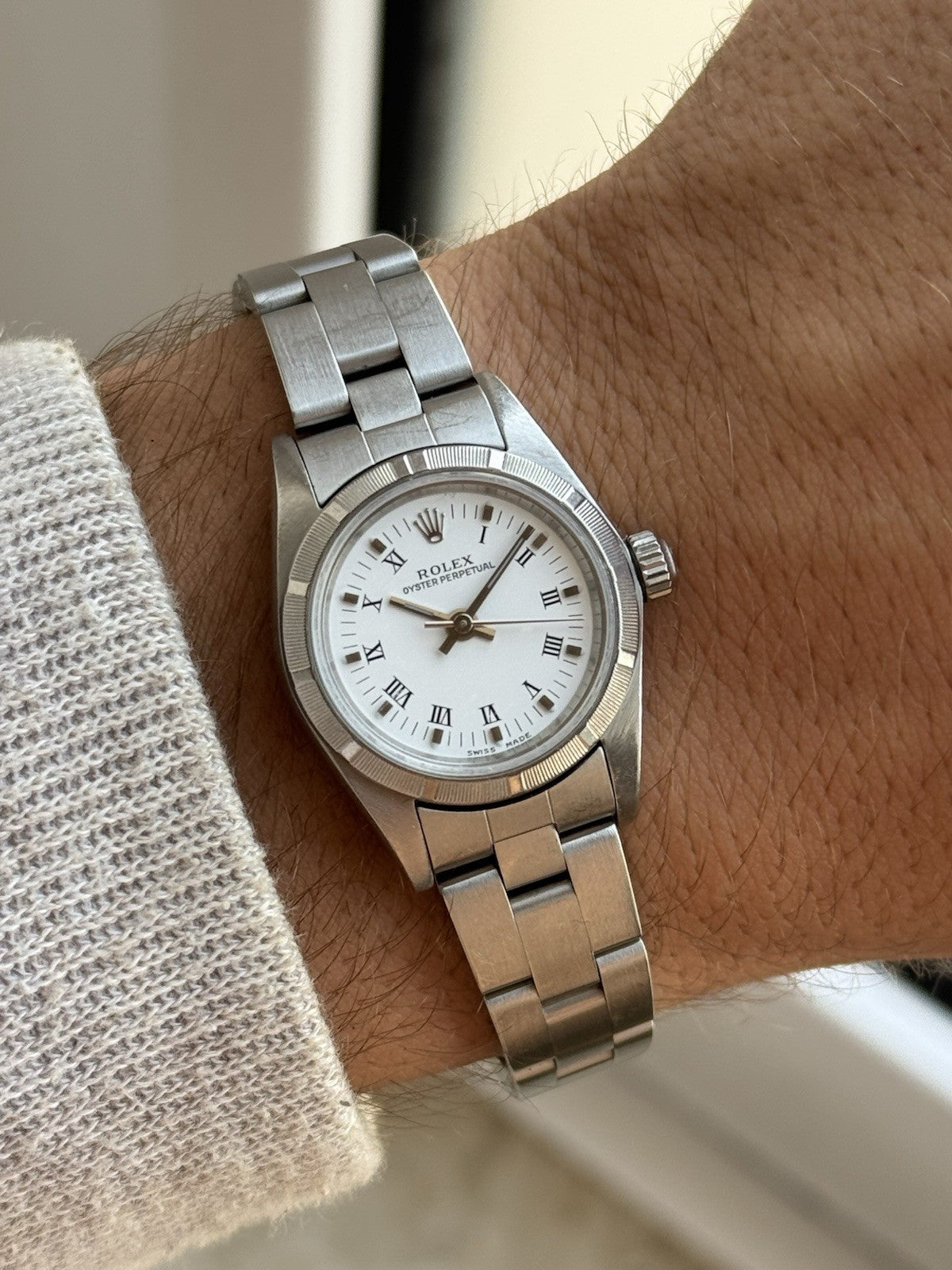 Rolex Oyster Perpetual Lady 26mm ref 67230 White Dial