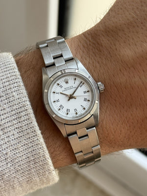 Rolex Oyster Perpetual Lady 26mm ref 67230 White Dial