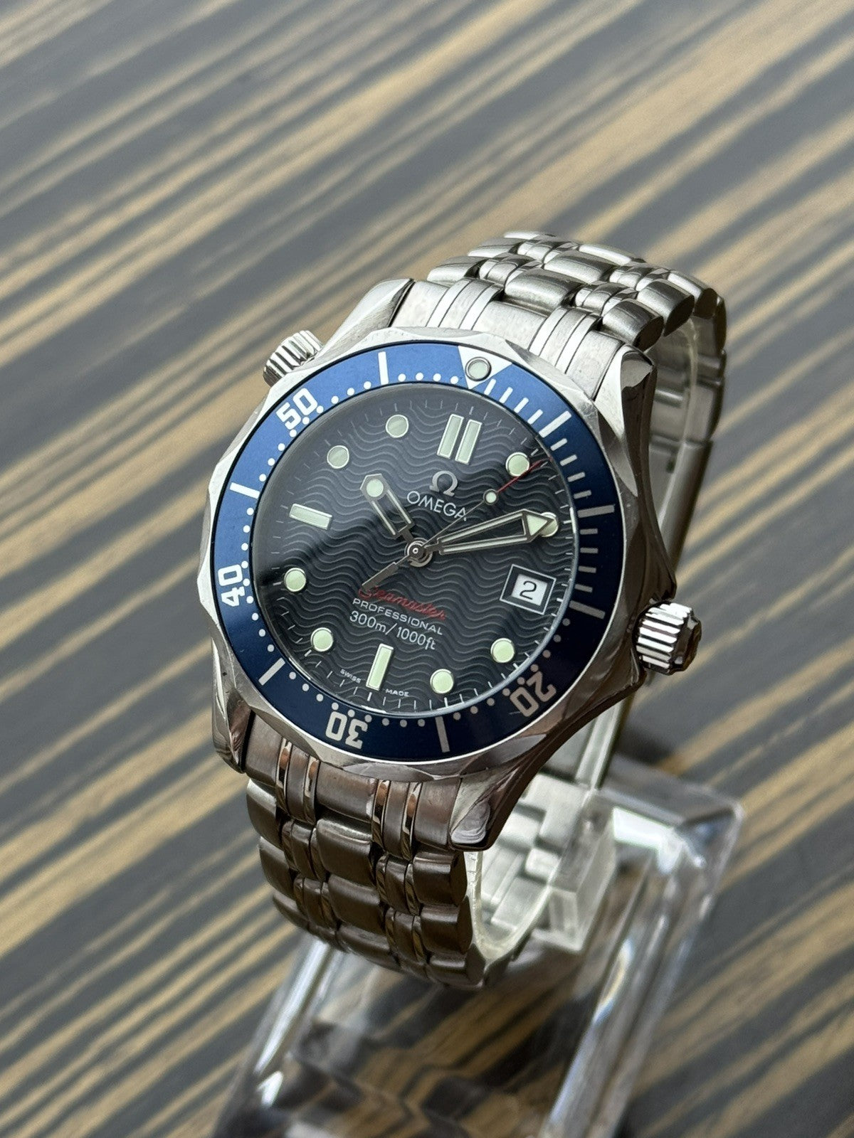 Omega Seamaster  James Bond 36mm Quartz Watch